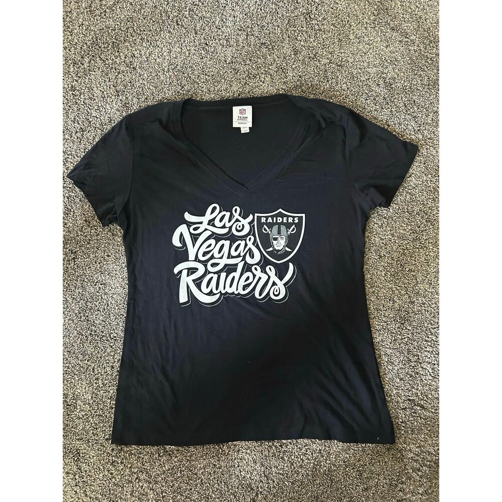 Las Vegas Raiders NFL Apparel Women's XL Black T-Shirt (NWOT)